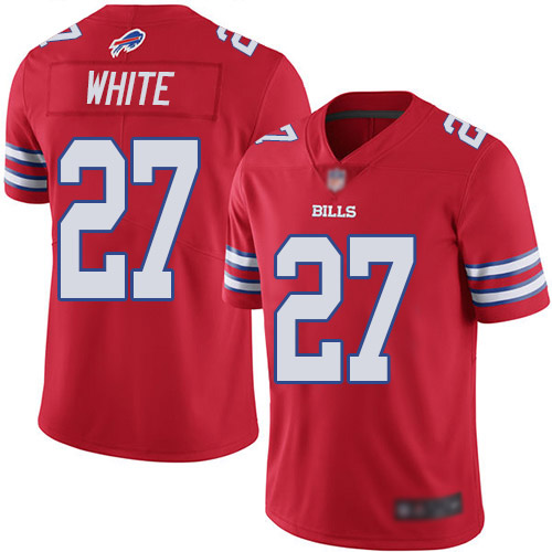 Men Buffalo Bills #27 Tre Davious White Limited Red Rush Vapor Untouchable NFL Jersey